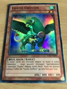 Carte Yu-Gi-Oh! HA07-FR004 Gusto Griffon (Super Rare) - Imagen 1 de 1