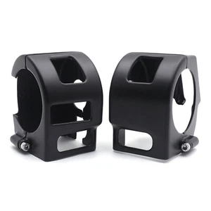 Black Switch Housing Cover For Yamaha Road Star Warrior Suzuki Boulevard M95 Mar - Foto 1 di 7