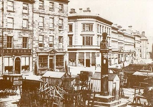 Market Place Huddersfield c finales del siglo XIX.Kirklees Mus.POSTAL.Fin de St - Imagen 1 de 1