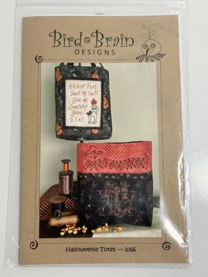 Bird Brain Designs Halloweenie Totes Pattern 1066 - Image 1 of 3