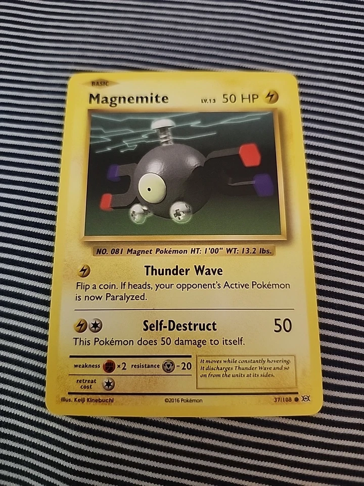 Pokemon TCG - Magnemite 37/108 Regular | XY Evolutions Evo Set - Image 1 of 2