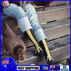 Chicken Leg Socks Funny Chicken Leg Stocking for Halloween Xmas (Long) - Picture 1 of 10