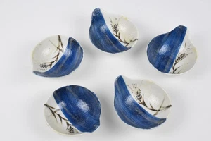 Set of 5 Salt Glazed Rice Bowls - Picture 1 of 8
