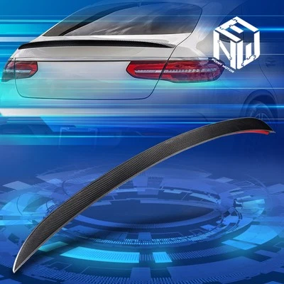 Para 16-19 Mercedes GLE350 GLE450 GLE43 AMG-Tipo tampa traseira do porta-malas spoiler asa lábio - Imagem 1 de 4