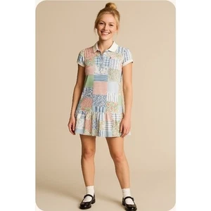 Polo Ralph Lauren Girls XL/16 Patchwork Dress Easter Spring Florals - Picture 1 of 10