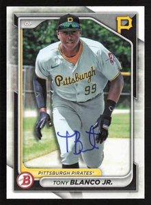 Tony Blanco Jr. Signed 2024 Bowman Prospects # BP-132 Pittsburgh Pirates 3 - Picture 1 of 2