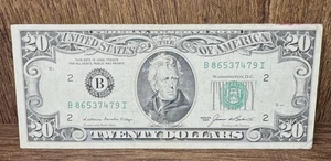 1985 Twenty Dollar Schein 20 Dollar Green Seal Federal Reserve Note - alte US-Währung - Bild 1 von 2