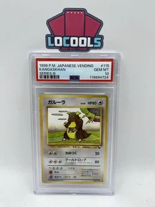 1998 POKEMON VENDING GIAPPONESE SER III #115 KANGASKHAN PSA 10 - Foto 1 di 2