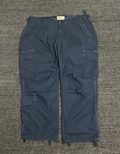 Vintage Abercrombie Pants Women’s 22 / 36 Cargo Military Paratrooper Wide legY2K - Picture 1 of 13