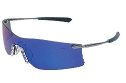 Gafas de seguridad Crews T411G Rubicon templo de metal con lente de espejo esmeralda (12 pares) Foto 1 de 1