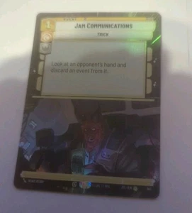 STAR WARS UNLIMITED TCG JTL: HYPERSPACE 941 FOIL RARE KARTE: JAM COMMUNICATIONS - Bild 1 von 2