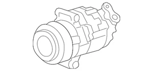 Genuine GM Air Conditioning Compressor and Clutch Assembly 23374616 - Picture 1 of 8