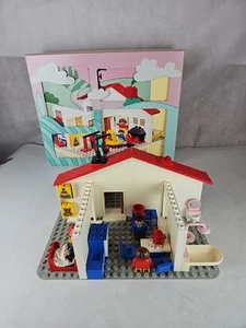 Lego Duplo 2780 Spielhaus mit Karton, Vintage, 1 gelbes Bett fehlt, selten - Bild 1 von 17