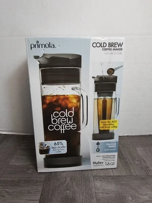 Sistema de preparación de café frío Primula - Jarra de vidrio con núcleo de preparación nuevo Foto 1 de 4