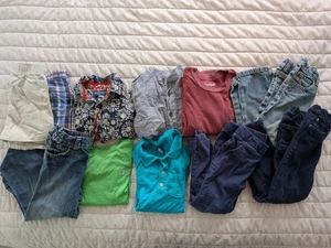 Boys 4t Lot, Eleven Items---Jeans, Pants and Shirts - Picture 1 of 1