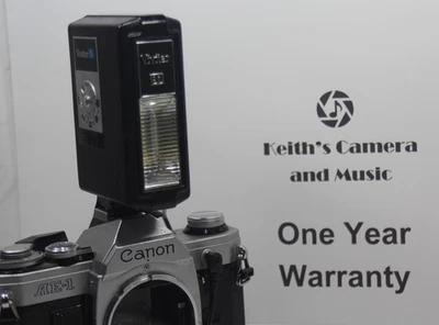 Vivitar Electronic Flash 91 for 35mm film camera Canon AE-1 Pentax K-1000 Nikon - Image 1 of 4