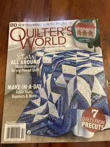 Quilters World Magazine Winter 2020/january 2021 New Unused - Picture 1 of 1