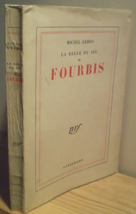 Michel LEIRIS: FOURBIS/ E.O. 1955, SHIPPING / prayer to insert / headband / card of edition - Picture 1 of 2