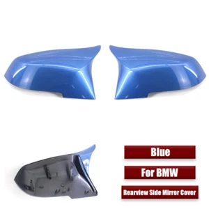Blue Car Rearview Side Mirror Cover For Bmw 3 Series F30 F31 F32 F33 320i 328i - Picture 1 of 4