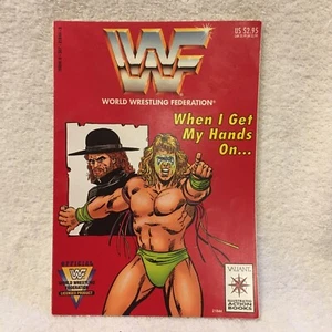 1991 Valiant WWF Ultimate Warrior Out Of The Ring Challenges Magazine Comic Book - Picture 1 of 12
