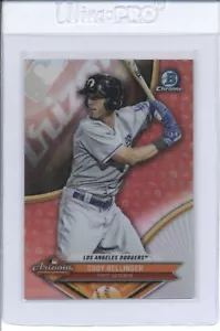 Tarjeta de béisbol Bowman 2017 cromada Cody Bellinger refractor de novato - Imagen 1 de 2