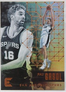 Pau Gasol 2017-18 Panini Essentials Silver Holo Foil Card #147 San Antonio Spurs - Picture 1 of 2