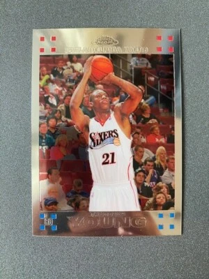 2007-08 Topps Chrome #117 Thaddeus Young Rookie RC Toronto Raptors - Image 1 of 2