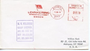 GERMANY M.V. HELENUS  1974   FDC1815 - Picture 1 of 1