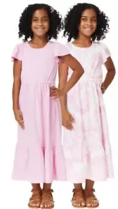 32 Degrees Youth 2-pack Maxi Dress, Pink, Large 14/16 - Picture 1 of 7