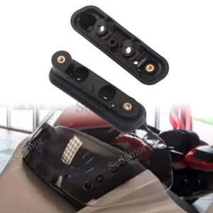 Black Windshield Mount Bracket Riser For Harley CVO Street Glide FLHXSE FLHX/I - Picture 1 of 17