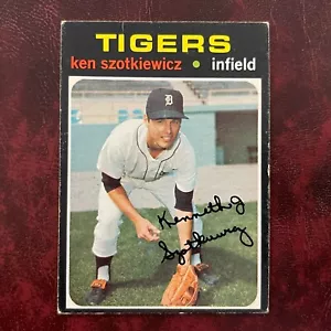 1971 Topps Set KEN SZOTKIEWICZ ROOKIE rare high SP #749 DETROIT TIGERS - EX - Bild 1 von 2