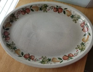 Wedgwood QUINCE 12" Oval Serving Platter Oven to Table Fruit Ring - Bild 1 von 4