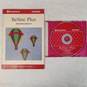 Husqvarna Viking ReSize Plus Embroidery System 5 Software CD Windows 95 98 NT - Picture 1 of 12