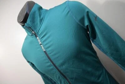 Nike Pro Running Media Cremallera Dri Fit Chaqueta Atlética Ajustada Para Mujer Talla Grande Foto 1 de 4