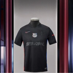 FC Barcelona x Travis Scott Black Away Jersey Men's (Small) ✅ Confirmed Order ✅ - Picture 1 of 5