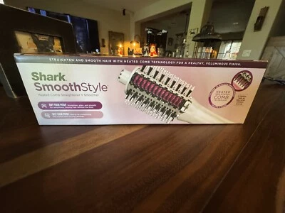 Peine térmico Shark HT202 SmoothStyle + cepillo secador de pelo, modo doble para todo el cabello Foto 1 de 2