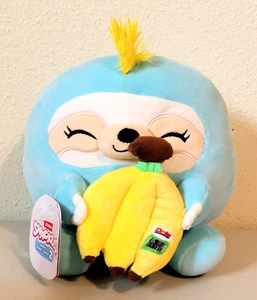 Zuru Snackles Series 2 MEGAN the SLOTH with Dole Bananas Stuffed Plush w/Tag 8" - Picture 1 of 6