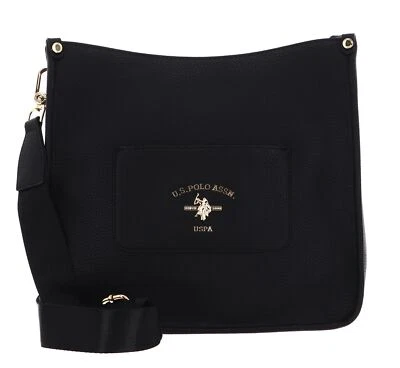 U.S. POLO ASSN. bolso de bandolera Stanford Hobo Black - Imagen 1 de 4