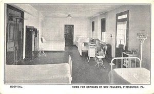 Pittsburgh PA Home For Orphans of Odd Fellows Postcard - Picture 1 of 2
