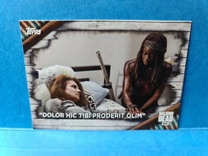 Tarjeta coleccionable #39 de The Walking Dead TEMPORADA 6 🙂 Topps 🙂 PUBLICACIÓN GRATUITA - Imagen 1 de 2