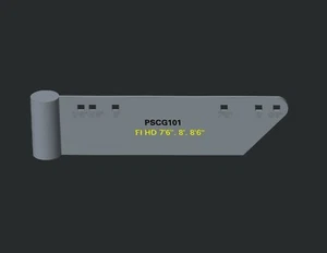 Juego de protectores de bordillo para quitanieves #101 protector de borde apto para Fisher HD 7'6", 8', 8'6" - Imagen 1 de 12