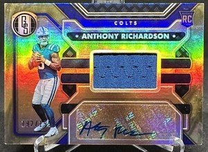 Anthony Richardson 2023 Panini Gold Standard Rookie Patch Auto /199 #202
