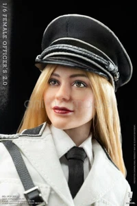 VCF2051 scale VERYCOOL Female figure Officer 2.0 White Uniform Soldier Doll 1/6 - Picture 1 of 11