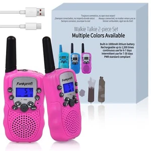 Walkie Talkie Set für Kids T-388 Funkgerät für Kinder mit eingebautem 1000 mA... - Bild 1 von 8