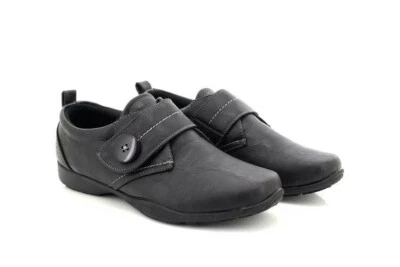 Dr Keller Fryer Touch Fastening Orthopaedic Leather Lined Shoes