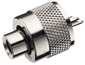 CB RADIO ANTENNA COAX CONNECTOR PLUG ADAPTER RG58 PL259 6mm UHF 50 OHM X2 - Picture 1 of 3