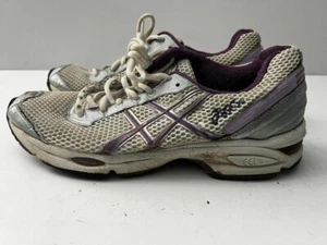 Asics Gel Unisex Plateado/Púrpura Cordones Entrenadores para Correr Zapatos Reino Unido 7.5 UE 41.5 -A135 - Imagen 1 de 7