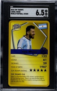Lionel Messi Graded Card SGC 6.5 World Football Stars Top Trumps 2018  - Bild 1 von 7