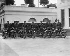 1930 MOTO POLICE LINEUP PAR WHITE HOUSE WASHINGTON DC PHOTO HARLEY DAVIDSON