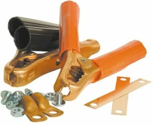 TE UTILUX BATTERY BOOSTER ALLIGATOR CLIP PVC 200 AMP H811/2 * 2 Pc Set - Picture 1 of 4
